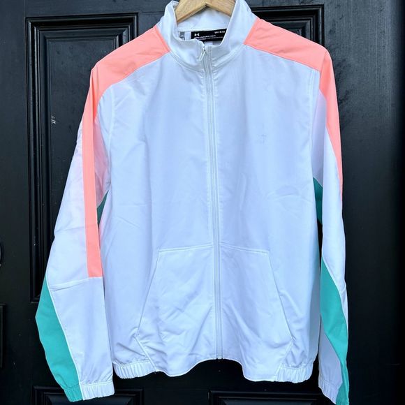 Under Armour Women Storm Wind-strike Water-repel Foldable Golf Jacket Sz… - Picture 15 of 16